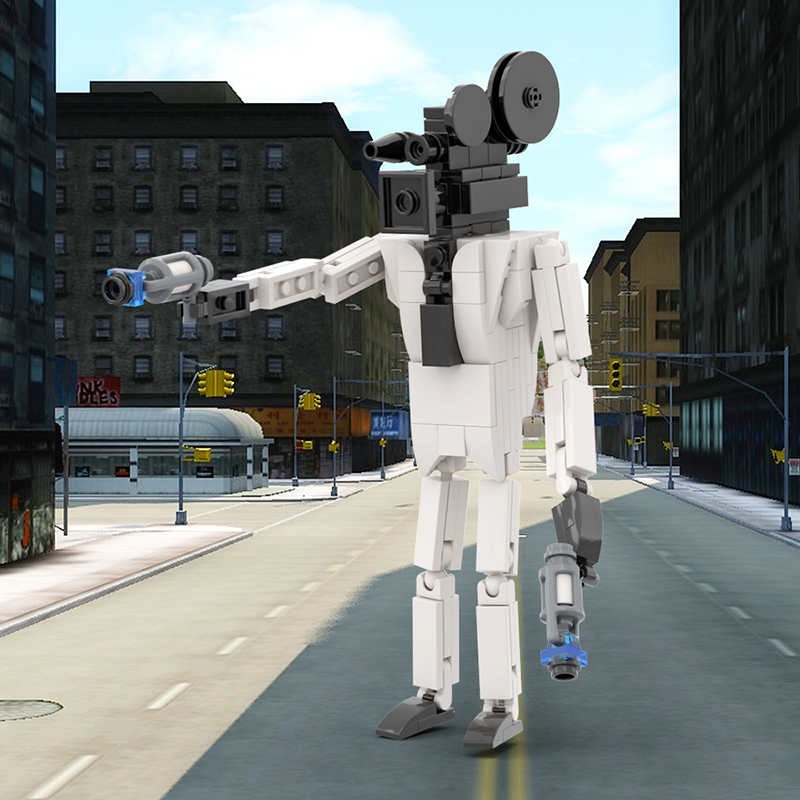 Skibidi Mô Hình Lắp Ráp robot Vệ Sinh Bằng Titan Độc Đáo