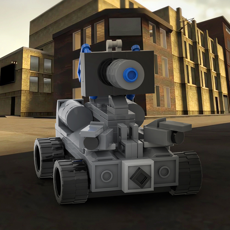 Skibidi Mô Hình Lắp Ráp robot Vệ Sinh Bằng Titan Độc Đáo