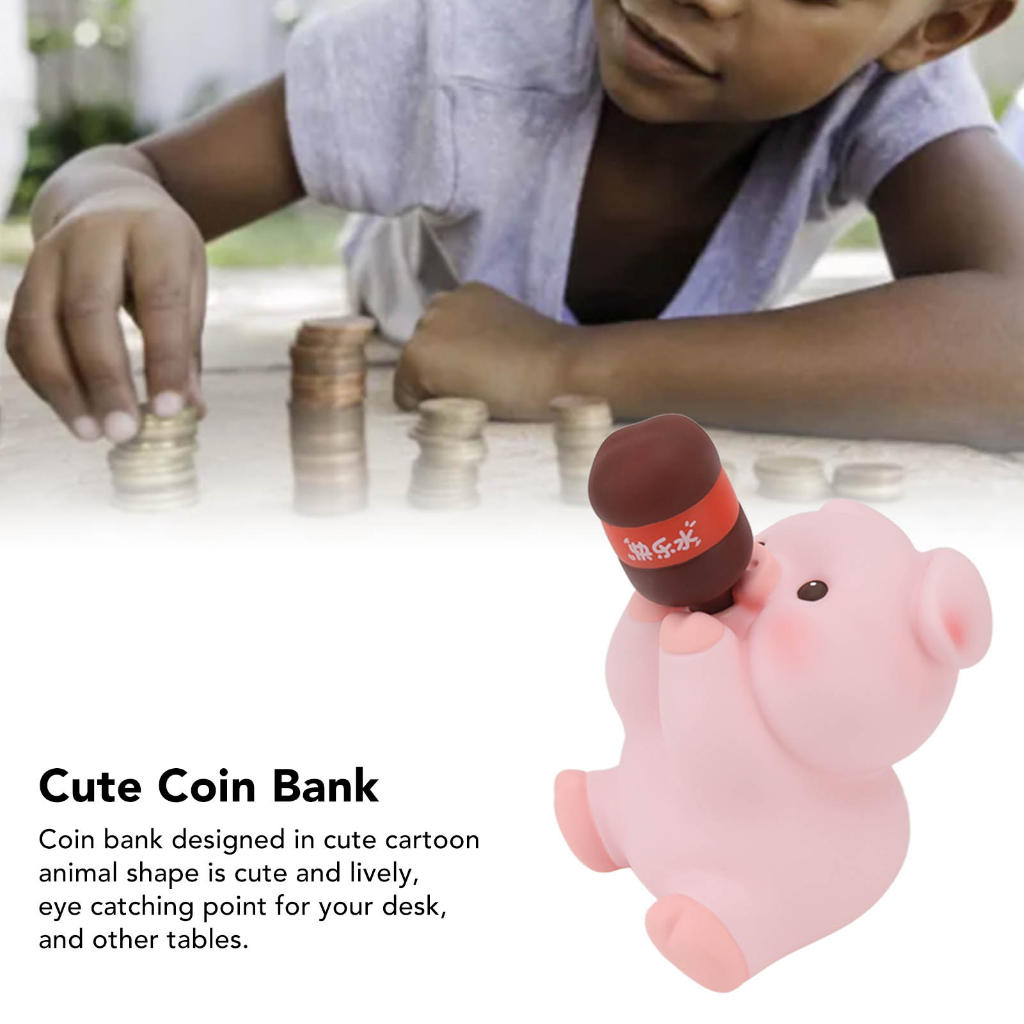 Con Heo Đất Dễ Thương Hoạt Hình Dạng Động Vật Công Suất Lớn Ngân Hàng Trang Trí Quà Tặng Nhà Cửa BerryHome~