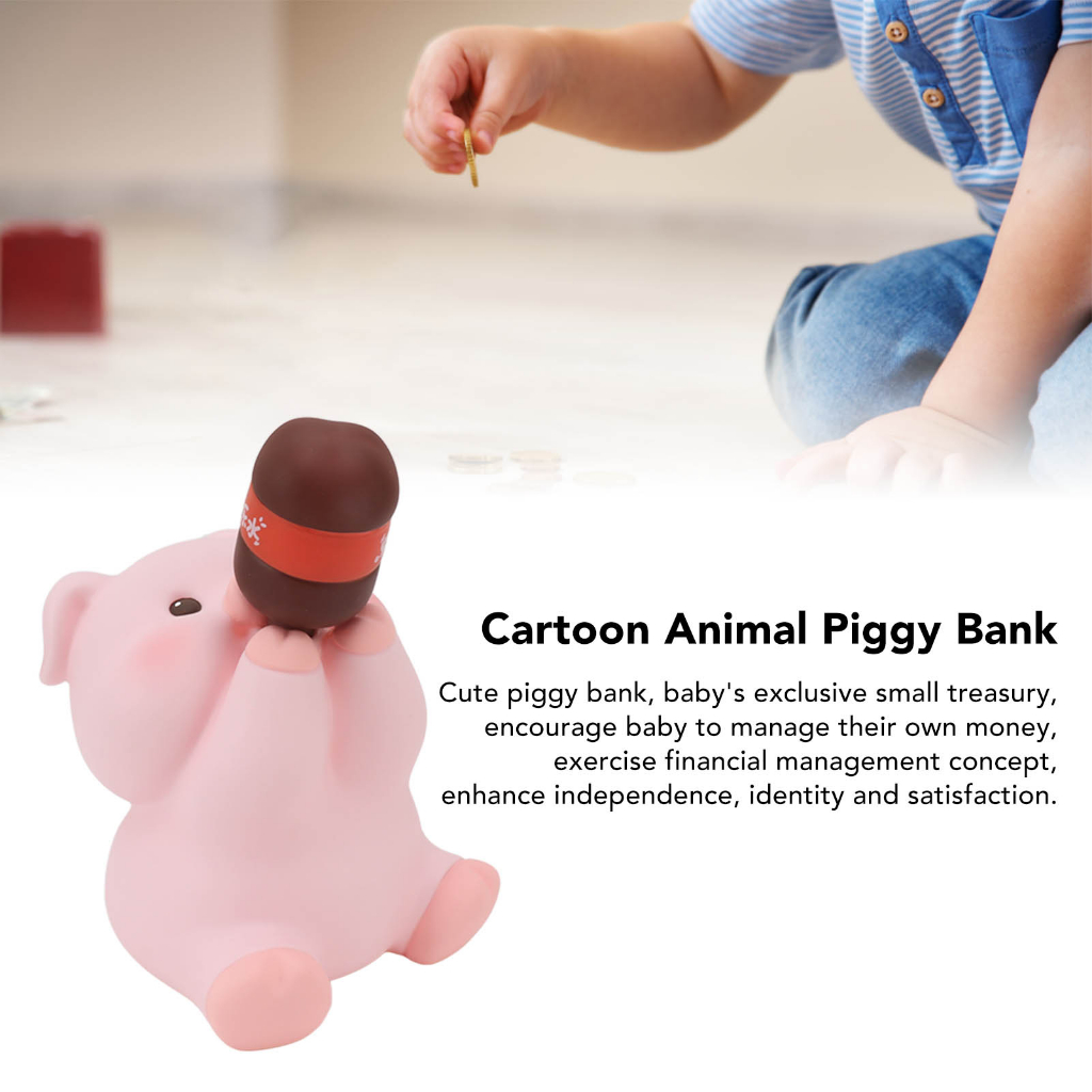 Con Heo Đất Dễ Thương Hoạt Hình Dạng Động Vật Công Suất Lớn Ngân Hàng Trang Trí Quà Tặng Nhà Cửa BerryHome~