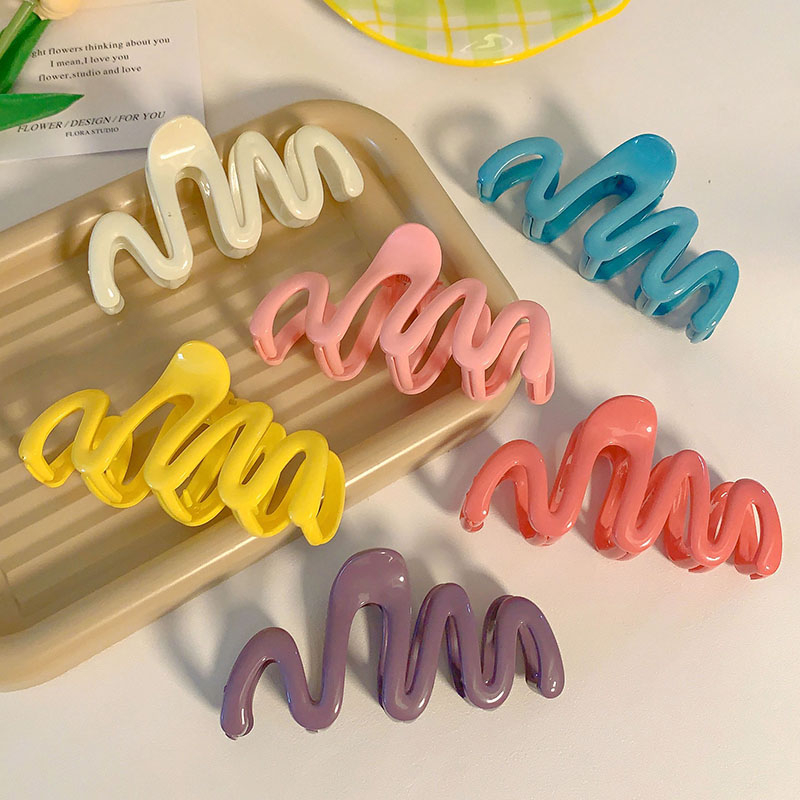 Kẹp Tóc Hình Cá Mập Màu Thạch Thời Trang Cho Nữ