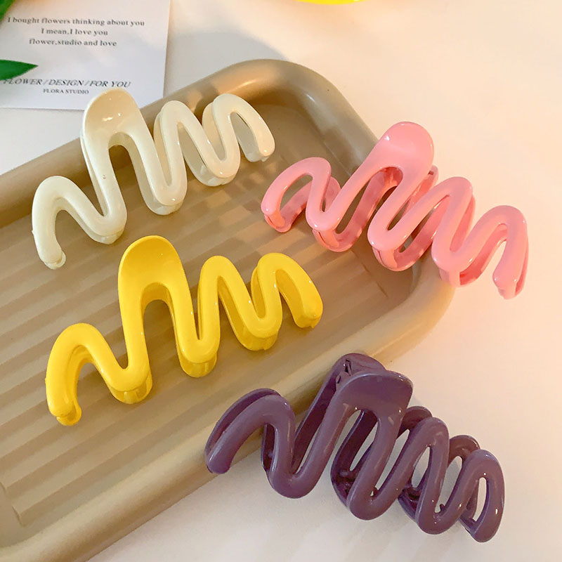 Kẹp Tóc Hình Cá Mập Màu Thạch Thời Trang Cho Nữ