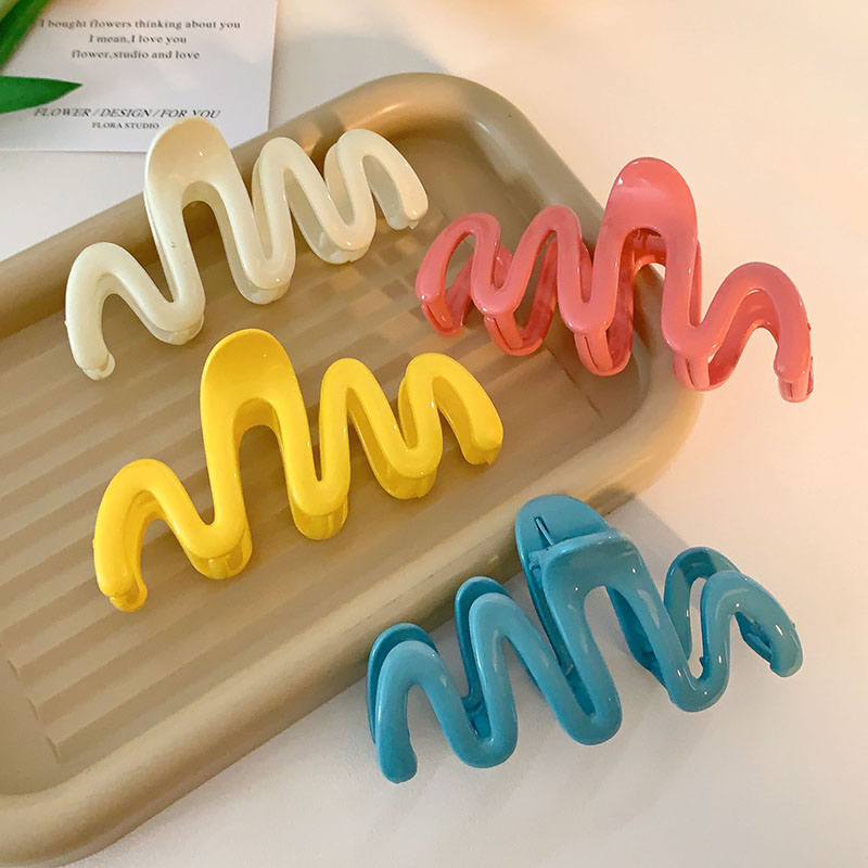 Kẹp Tóc Hình Cá Mập Màu Thạch Thời Trang Cho Nữ