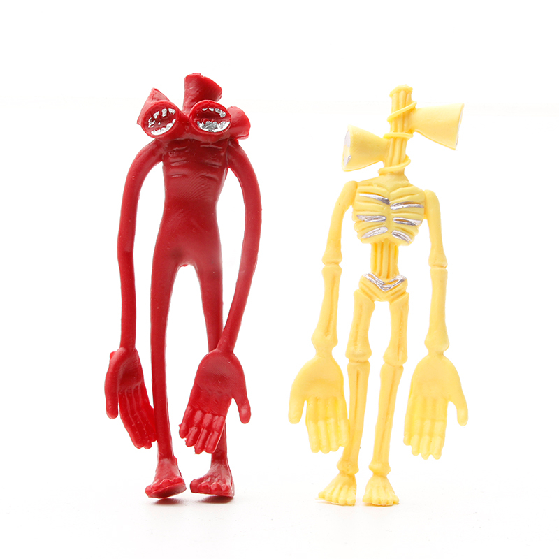 Set 8 Mô Hình Mô Phỏng Nhân Vật Phim Hoạt Hình Sirenhead Horror Bằng PVC