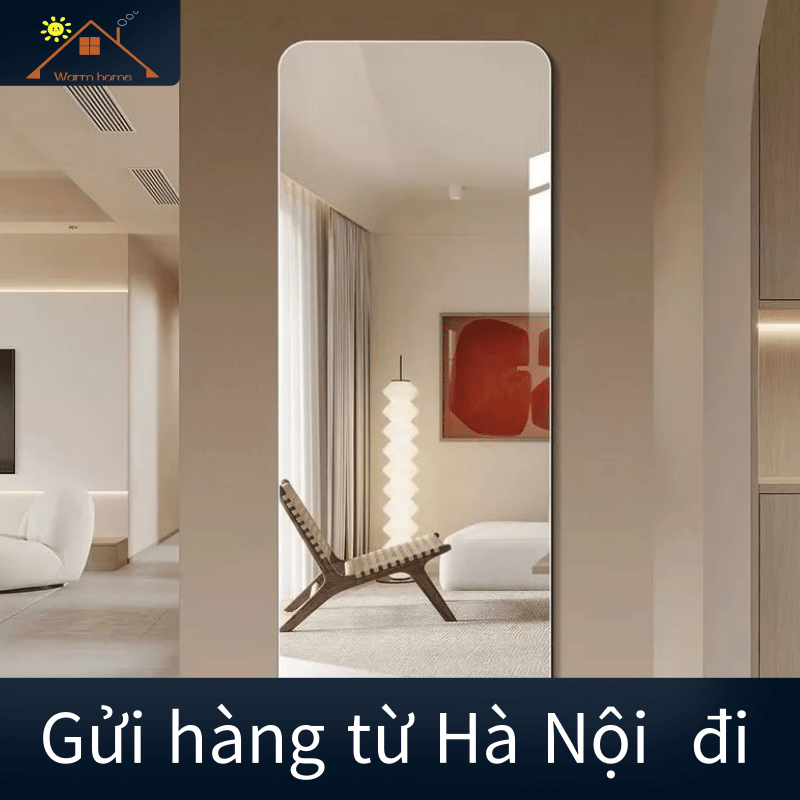 【Gửi hàng từ Hà Nội  đi】gương toàn thân Kính cường lực + Gương Trang Điểm HD + Gương Chống Cháy Nổ + Khung Ba Màu + Phòng Ngủ / Phòng Tắm gương toàn thân to giá rẻ gương toàn thân dán tường