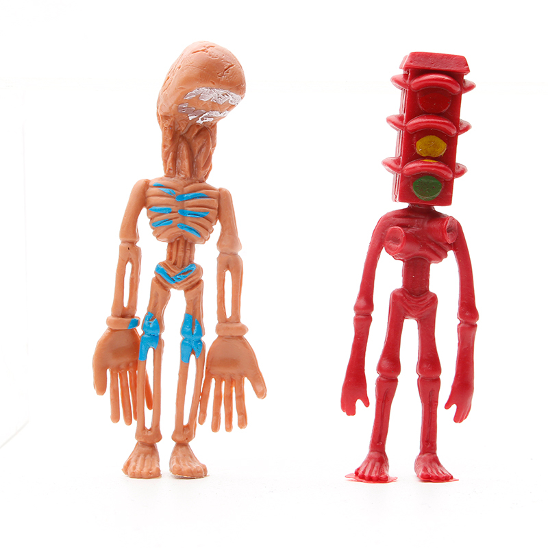 Set 8 Mô Hình Mô Phỏng Nhân Vật Phim Hoạt Hình Sirenhead Horror Bằng PVC