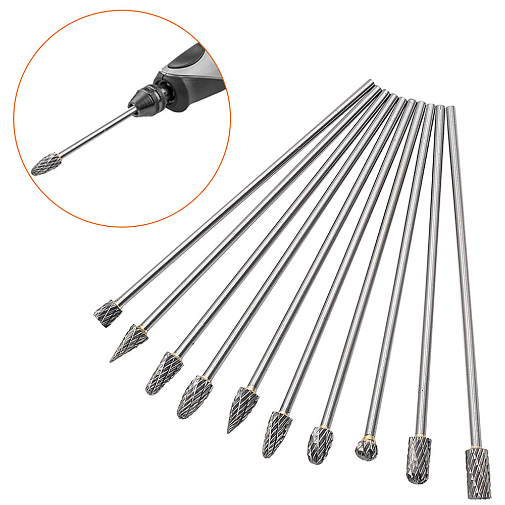 1 Đầu Mài Hợp Kim 3mm 3x6x100mm Cho Máy Khoan