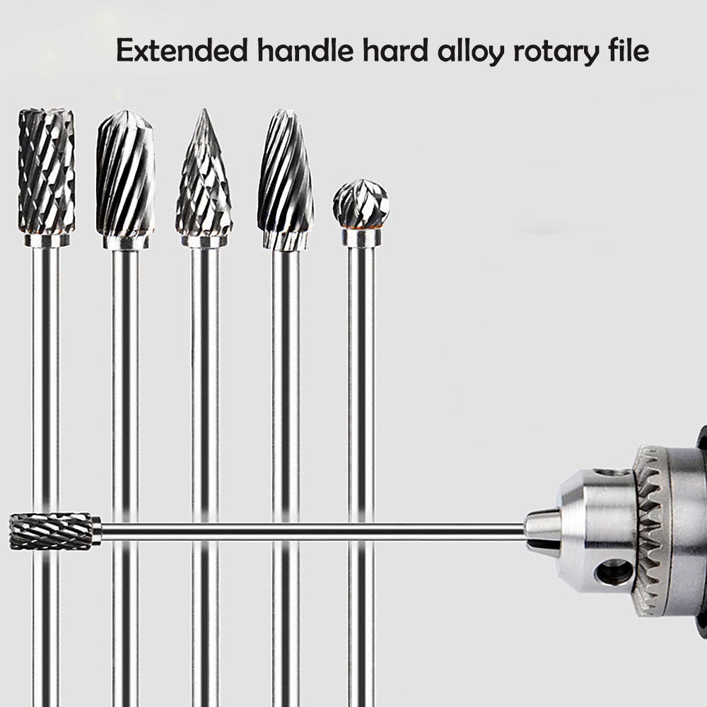 1 Đầu Mài Hợp Kim 3mm 3x6x100mm Cho Máy Khoan