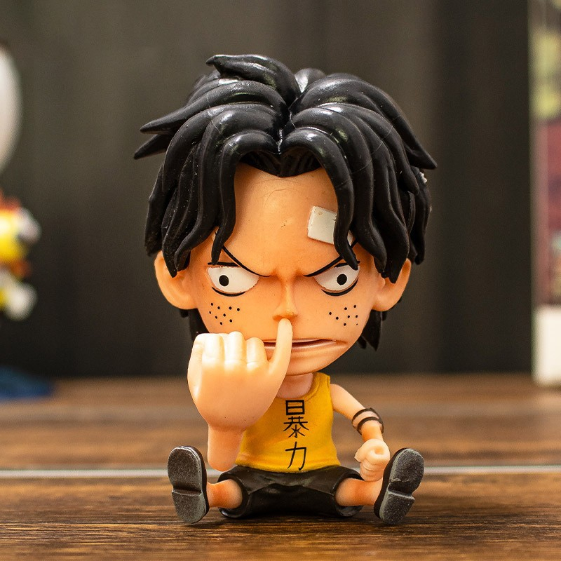 1 Mô Hình Nhân Vật Monkey D Luffy Zoro Sanji Nami Ace Boa Hancock Brook Kích Thước 9cm