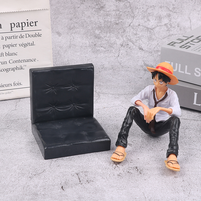 Mô Hình Đồ Chơi Nhân Vật Monkey D Luffy Boa Hancock Ngồi Ghế Sofa Bằng PVC 12cm