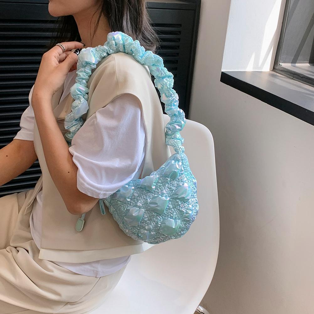 Túi Xách Đeo Vai Kiểu Xếp Li Thời Trang Cá Tính Cho Nữ