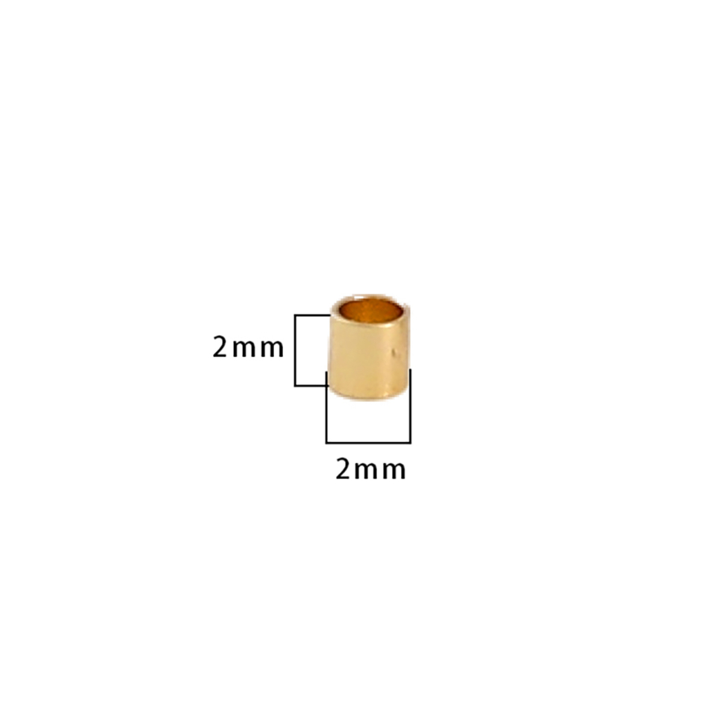 Set 100 Khóa Cài Mạ Vàng / Bạc 14k 2X2mm Dùng Làm Trang Sức DIY