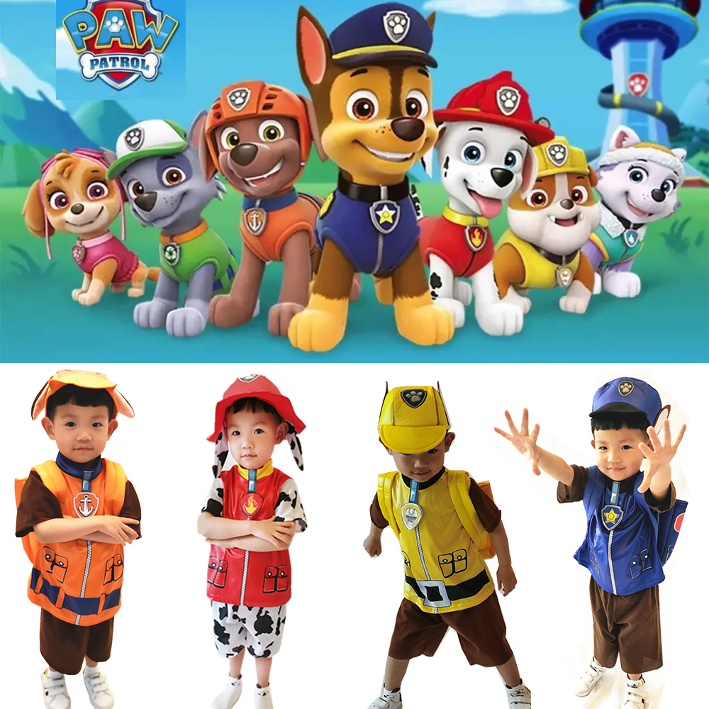 Paw patrol Bộ Đồ Hóa Trang halloween Nhân Vật Phim Hoạt Hình skye chase / marshall rocky zuma Cho Bé
