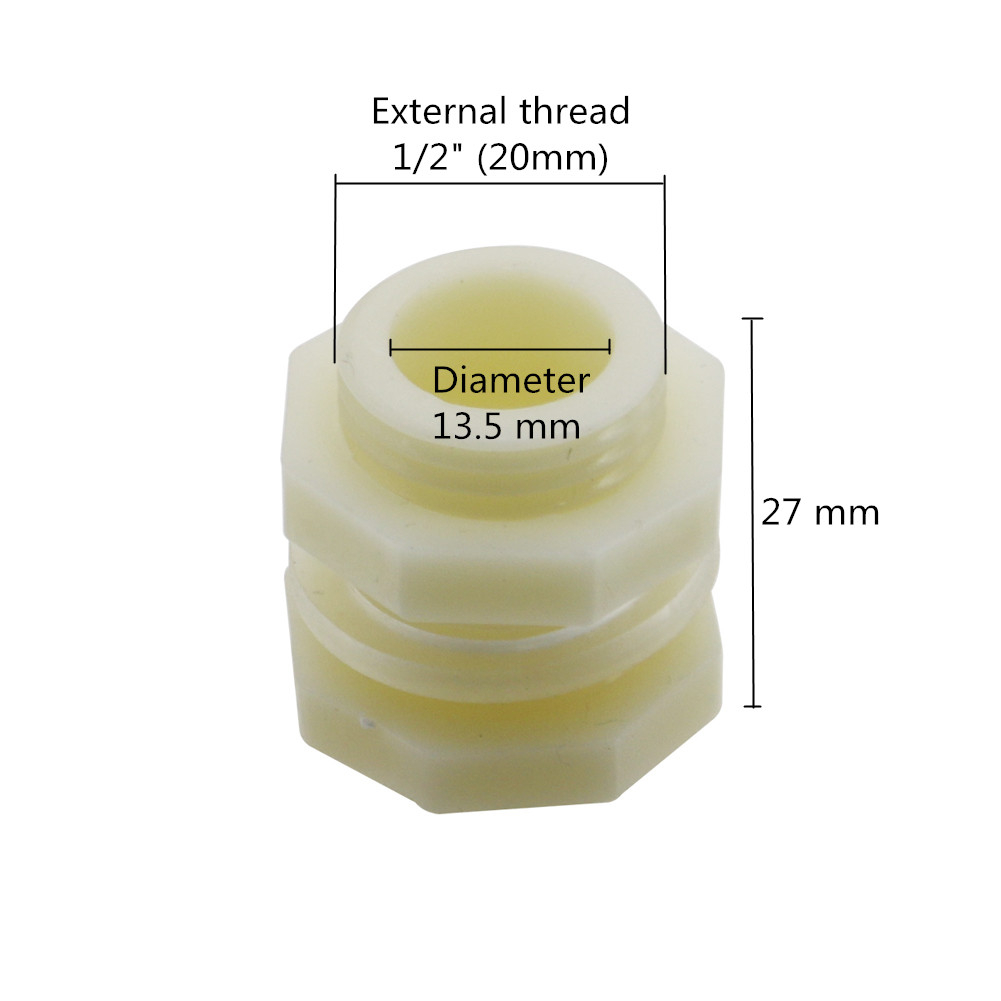 Đầu Nối Ống Nước 1 Cái ABS 1 / 2 "3 / 4" 1 "
