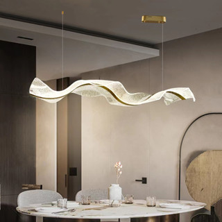  IKEE ĐèN Thả Trang Trí BàN ĂN Led BắC ÂU Thanh ĐèN Treo Trần Hiện Đại ĐèN Thả TrầN GiảN Đèn Chùm 