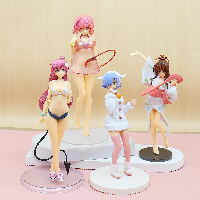 Mô Hình Nhân Vật Yuuki Mikan Maki Nishikino Kotori Minami Momo Belia Deviluke Lala Rem 6 Kiểu Gợi Cảm Trang Trí Xe Hơi