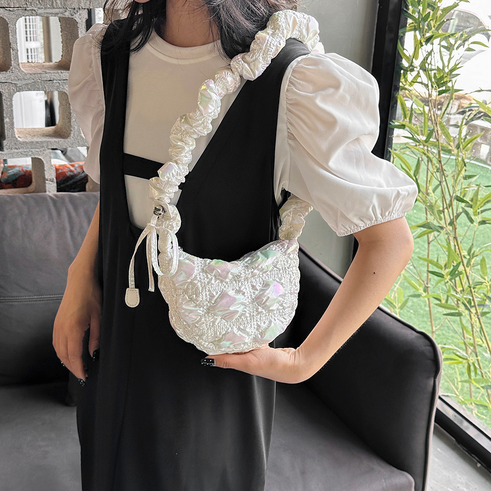 Túi Xách Đeo Vai Kiểu Xếp Li Thời Trang Cá Tính Cho Nữ