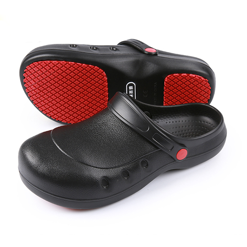 Giày Bảo Hộ Lao Động Chống Trượt Chống Văng Dầu Trọng Lượng Nhẹ 23-28cm