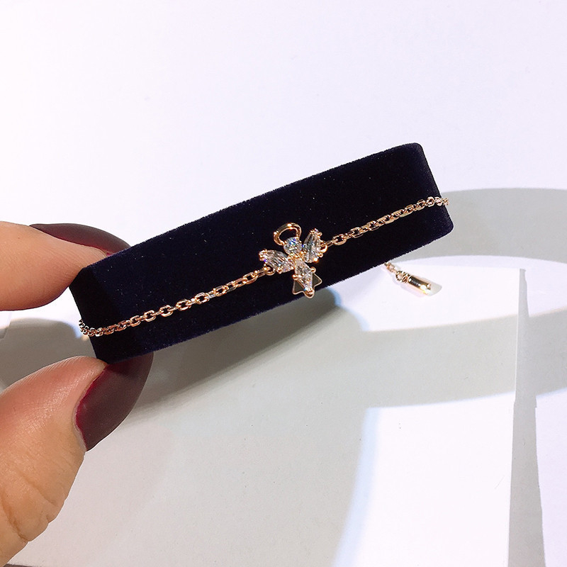 Swarovski Vòng Tay Thiên Thần Phép Thuật Có Thể Điều Chỉnh Kèm Hộp Quà