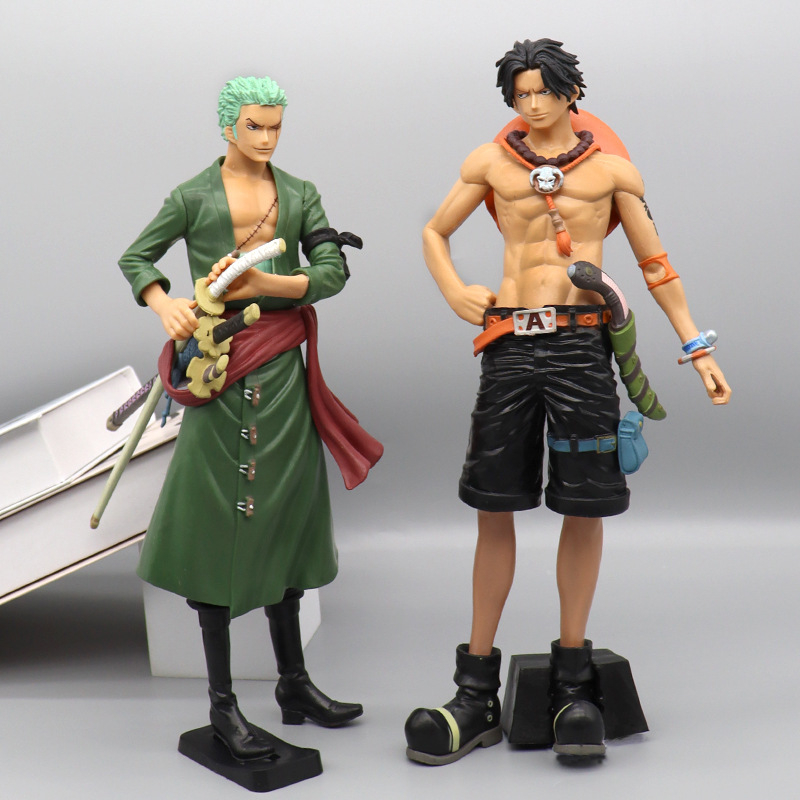 Mô Hình Nhân Vật Roronoa Zoro Santoryu Portgas D Ace Fire Fist Trong One Piece 28cm Bằng PVC