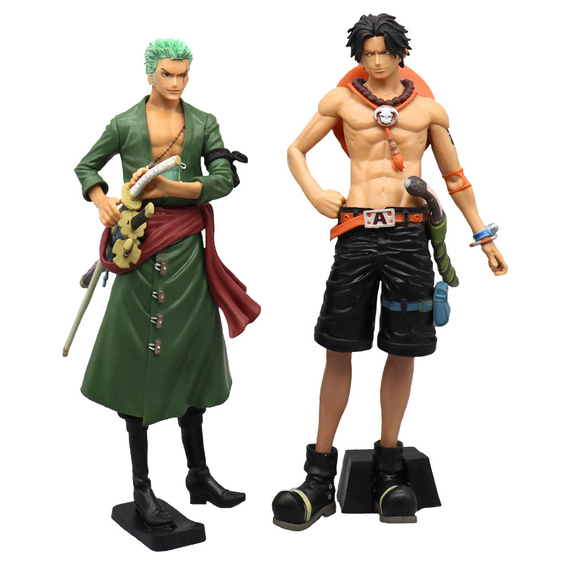 Mô Hình Nhân Vật Roronoa Zoro Santoryu Portgas D Ace Fire Fist Trong One Piece 28cm Bằng PVC