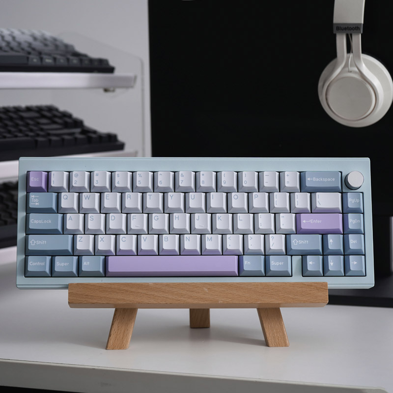 Gmk Bộ Bàn Phím Cơ 64 / 68 / 87 Hai Màu Họa Tiết Hoàng Hôn Mộng Mơ 166 Phím