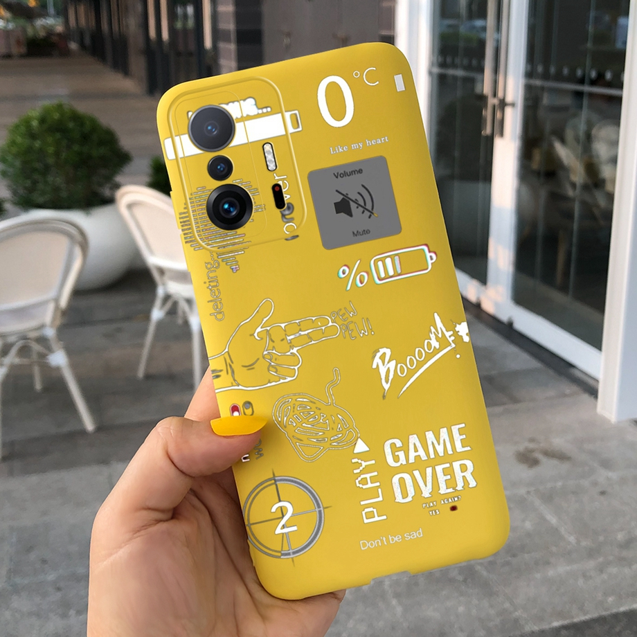 Ốp Điện Thoại Silicon Mềm Bề Mặt Nhám In Họa Tiết Thời Trang Dành Cho Xiaomi 11T / Xiaomi 11T Pro 2021 Xiaomi 11 t Pro