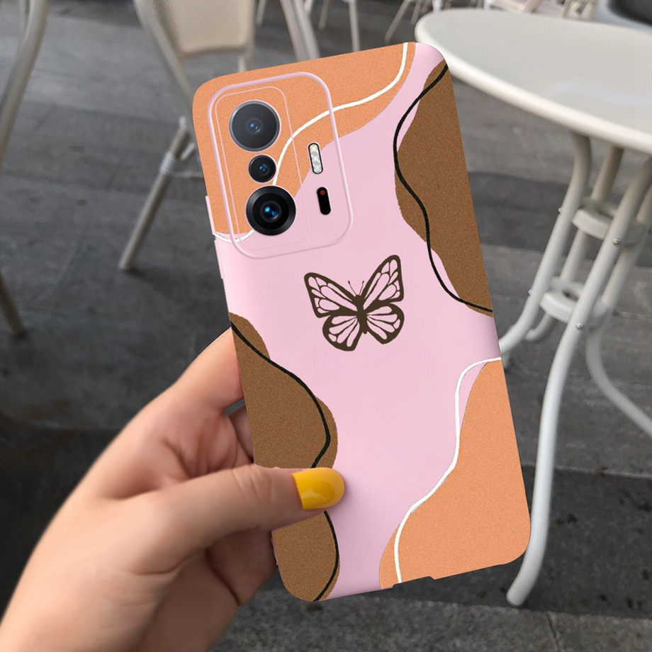 Ốp Điện Thoại Silicon Mềm Bề Mặt Nhám In Họa Tiết Thời Trang Dành Cho Xiaomi 11T / Xiaomi 11T Pro 2021 Xiaomi 11 t Pro