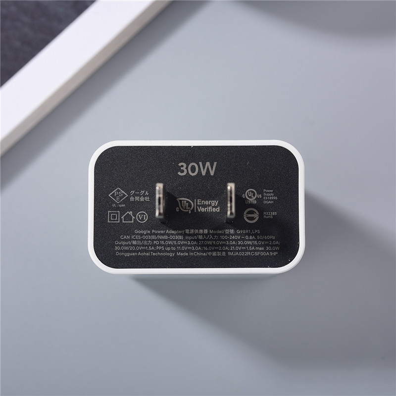 Củ Sạc Nhanh Phích Cắm EU Cho Google Pixel 7 6 Pro 30W Google Pixel 5 Pro 6A 4A 3 XL