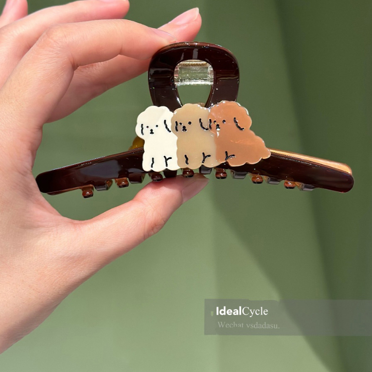 Kẹp Tóc Trang Trí Hình Chú Cún Dễ Thương Mẫu 2023 Dành Cho Bé Gái