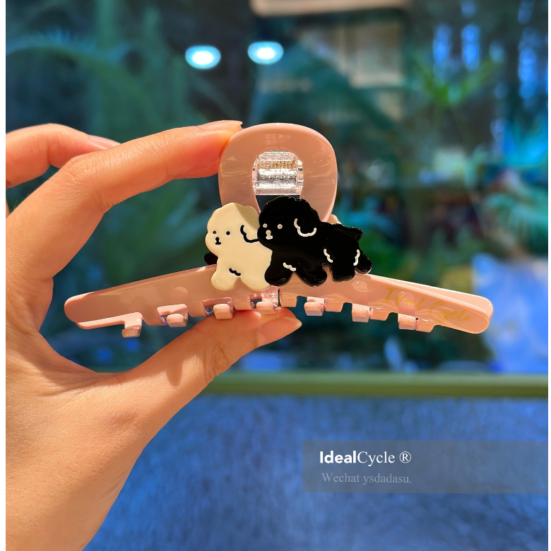 Kẹp Tóc Trang Trí Hình Chú Cún Dễ Thương Mẫu 2023 Dành Cho Bé Gái