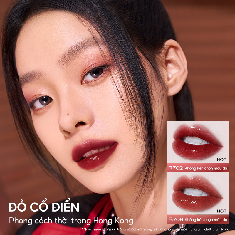 【COLORKEY】Son tint bóng Colorkey dạng lỏng lâu trôi glasting water tint 1.7g