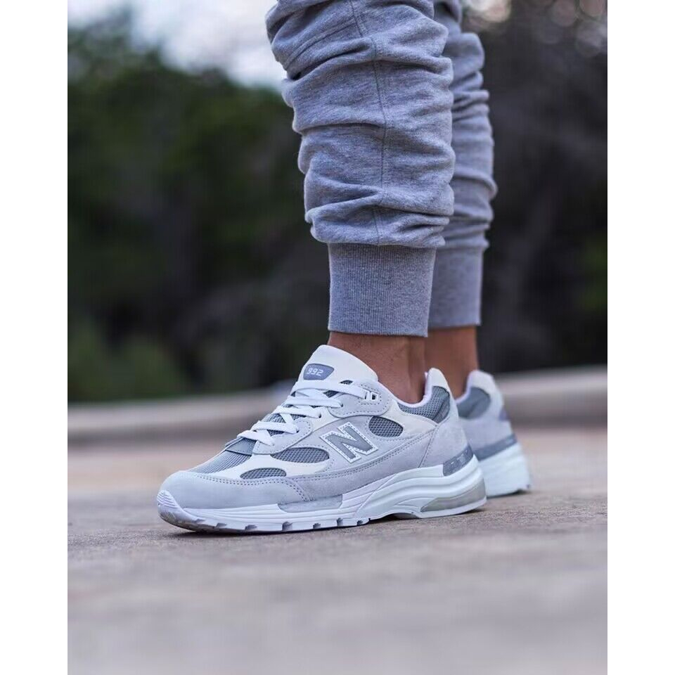 Hộp Toàn Bộbox | Giày Thể Thao New Balance 992 Made in USA M992 M992NC 36-45 Màu Xám Bạc Phong Cách Retro