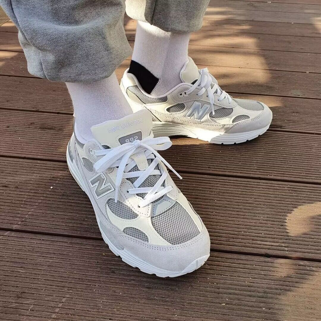 Hộp Toàn Bộbox | Giày Thể Thao New Balance 992 Made in USA M992 M992NC 36-45 Màu Xám Bạc Phong Cách Retro