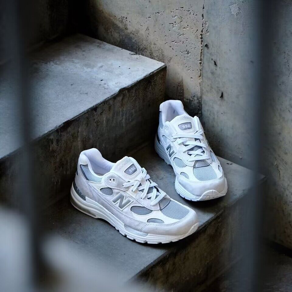 Hộp Toàn Bộbox | Giày Thể Thao New Balance 992 Made in USA M992 M992NC 36-45 Màu Xám Bạc Phong Cách Retro