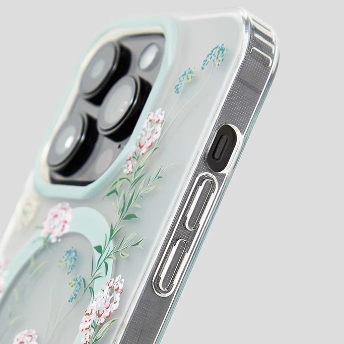 Ốp Điện Thoại PC Cứng / Nhám Họa Tiết Hoa Màu Hồng Cho compatible for iPhone 11 12 13 14 pro max