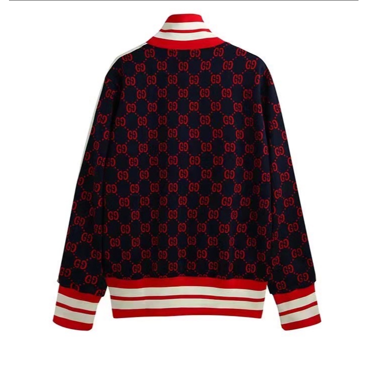 Vải Cotton Dệt Kim Màu Đỏ Đen Hai G Tùy Chỉnh Phong Cách Thu Đông Mới Nhất Sa