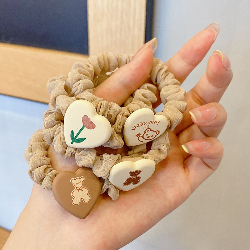 Dây buộc tóc hình gấu phong cách Hàn Quốc thời trang cho nữ