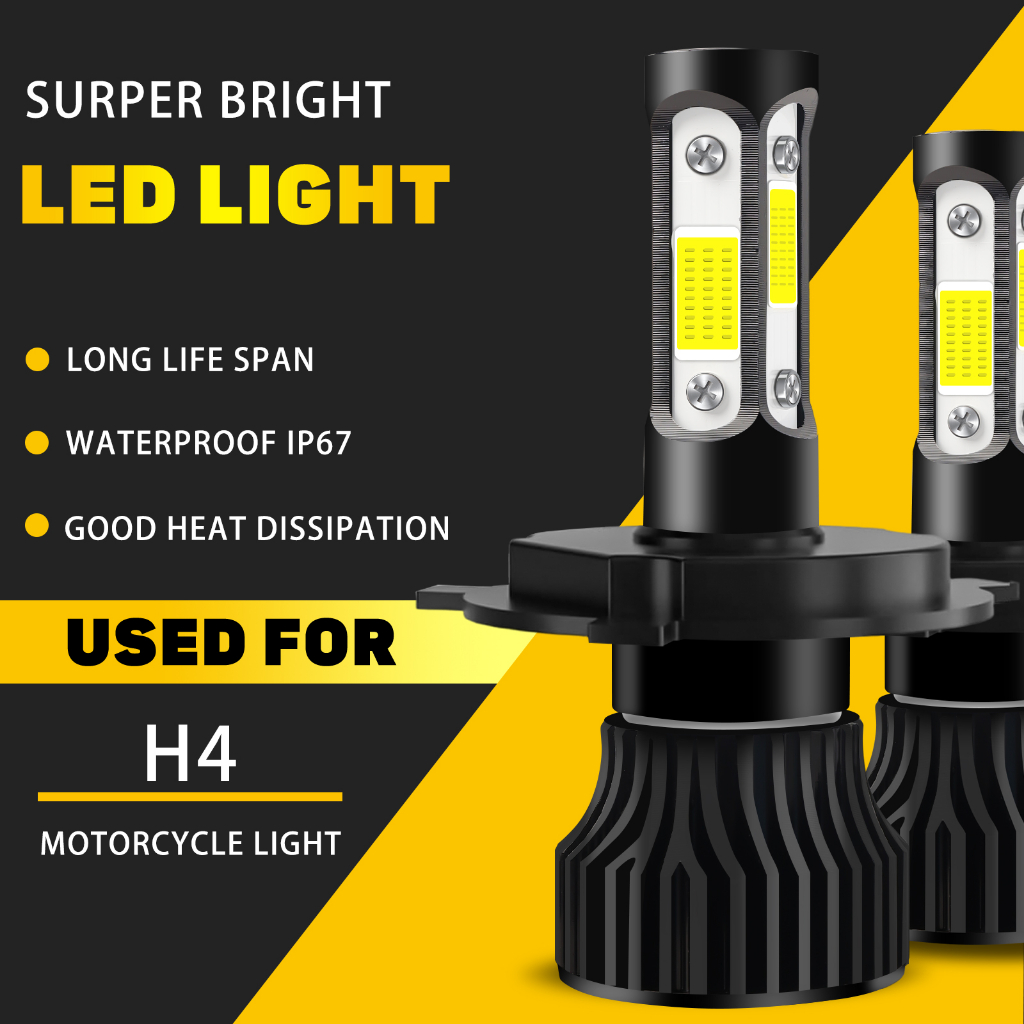 Bộ 1 Cặp Bóng Đèn led Ánh Sáng Trắng v4 6000k Thay Thế Cho toyota innova 2005-2008