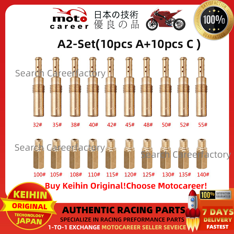 1 Bộ Dụng Cụ Sửa Chữa Máy Bay Điều Khiển Keihin BỘ CHẾ HÒA KHÍ : GICLO CHÍNH PHỤ GA DẸP/NẮP CHAOS  Béc chính Ga Dẹp  béc/giclo CHÍNH cho bình ga dẹp, Pwk, koso, KSR, nắp chao