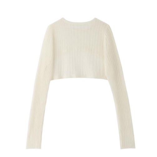 Jiashucheng Áo Sweater Mỏng Tay Dài Chống Nắng Thời Trang Mùa Hè Dễ Phối Đồ Cho Nữ