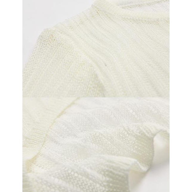 Jiashucheng Áo Sweater Mỏng Tay Dài Chống Nắng Thời Trang Mùa Hè Dễ Phối Đồ Cho Nữ