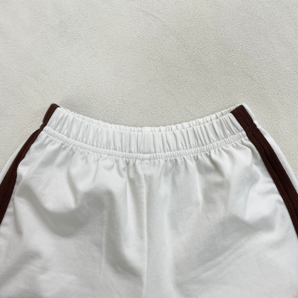 Set Áo Thun Ngắn Tay In Hình Gấu Và Quần Short Thời Trang Mùa Hè Cho Bé