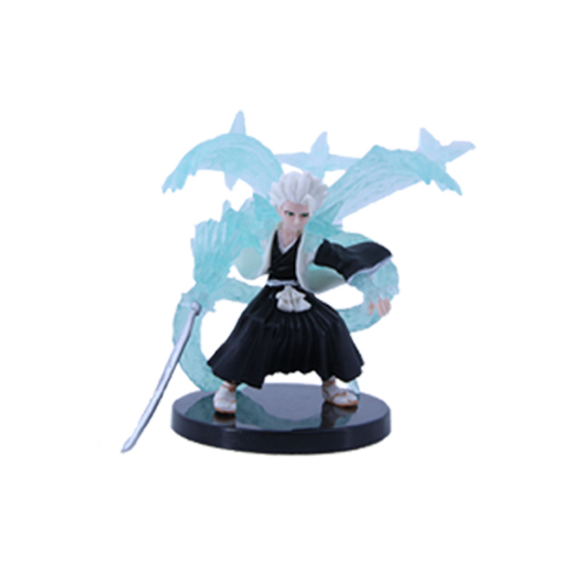 Bộ 5 Mô Hình Nhân Vật Kurosaki Ichigo Kuchiki Rukia Hitsugaya Toushirou Urahara Kisuke 12cm Bằng PVC
