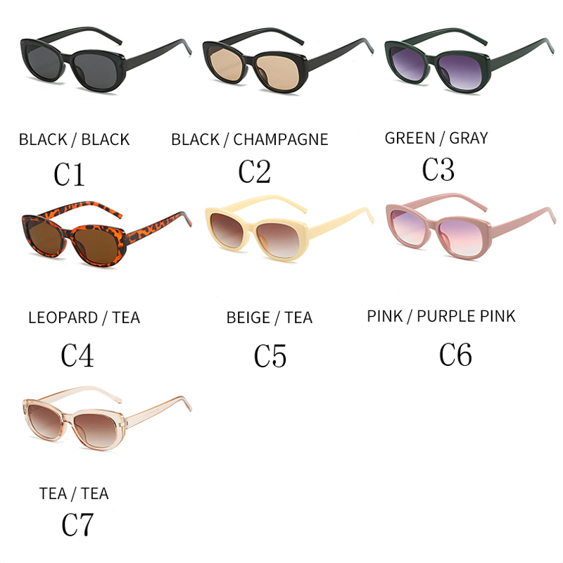 Kính Mát Gọng Mắt Mèo Chống Tia Uv Thời Trang