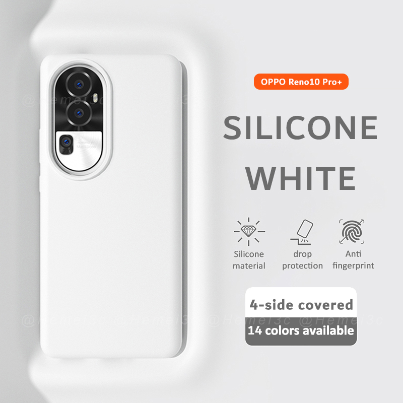 Ốp Điện Thoại Gel Silica Cứng Chống Rơi Cho OPPO Reno 10 Pro Plus Pro +
