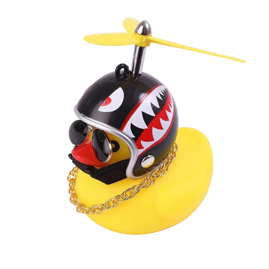 Đèn LED Hình Chú Vịt Đội Nón Bảo Hiểm Dễ Thương Dùng Trang Trí Nội Thất