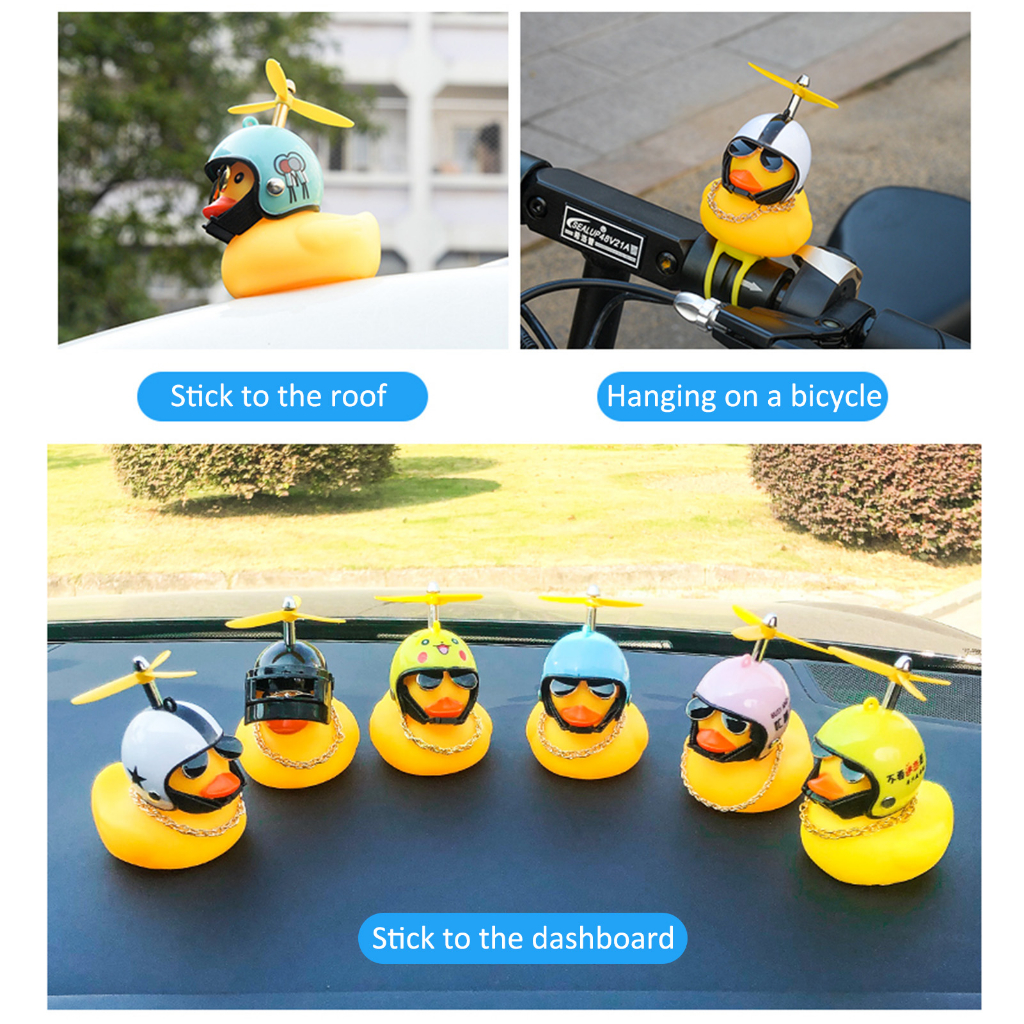 Đèn LED Hình Chú Vịt Đội Nón Bảo Hiểm Dễ Thương Dùng Trang Trí Nội Thất