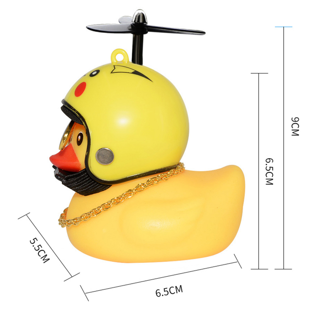 Đèn LED Hình Chú Vịt Đội Nón Bảo Hiểm Dễ Thương Dùng Trang Trí Nội Thất