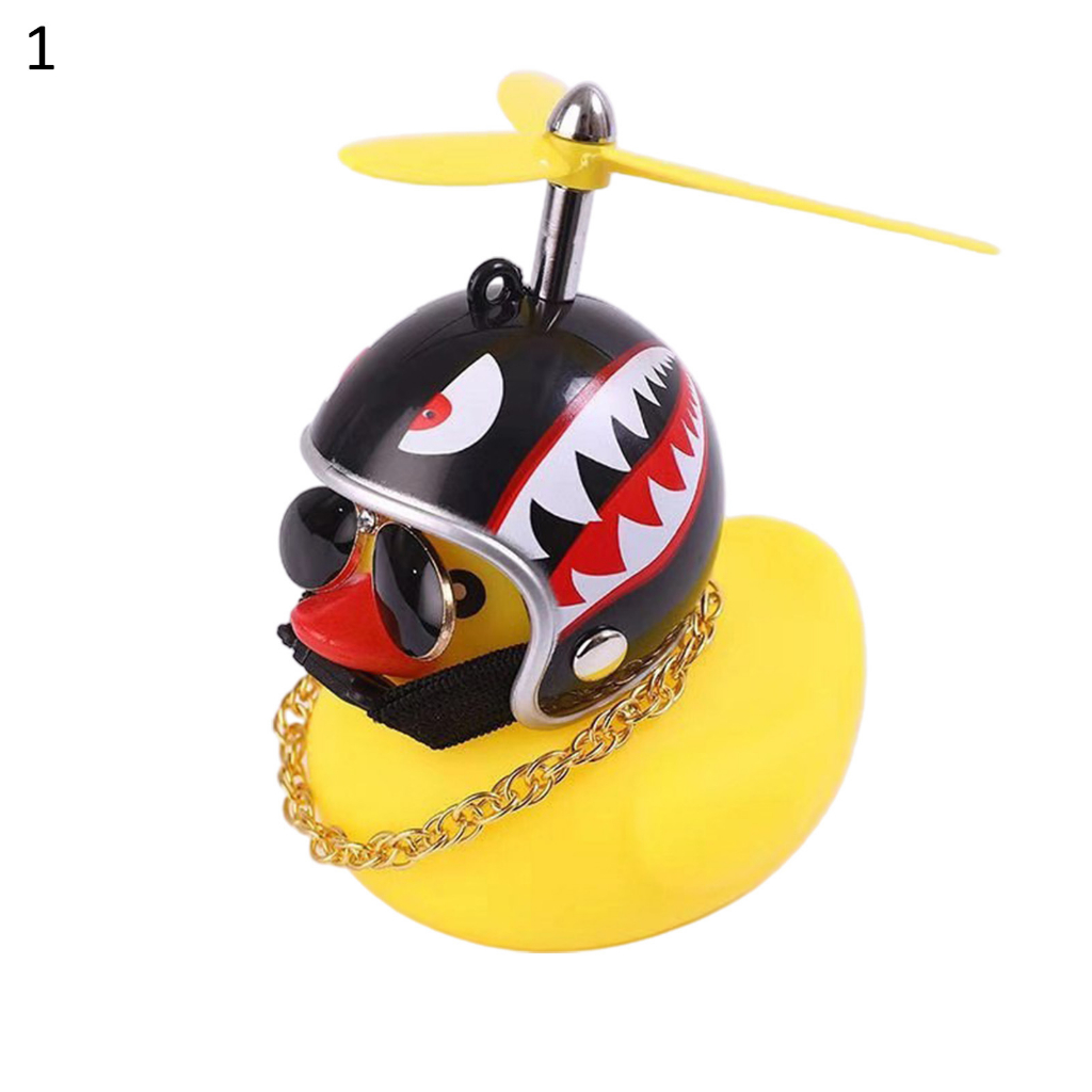 Đèn LED Hình Chú Vịt Đội Nón Bảo Hiểm Dễ Thương Dùng Trang Trí Nội Thất